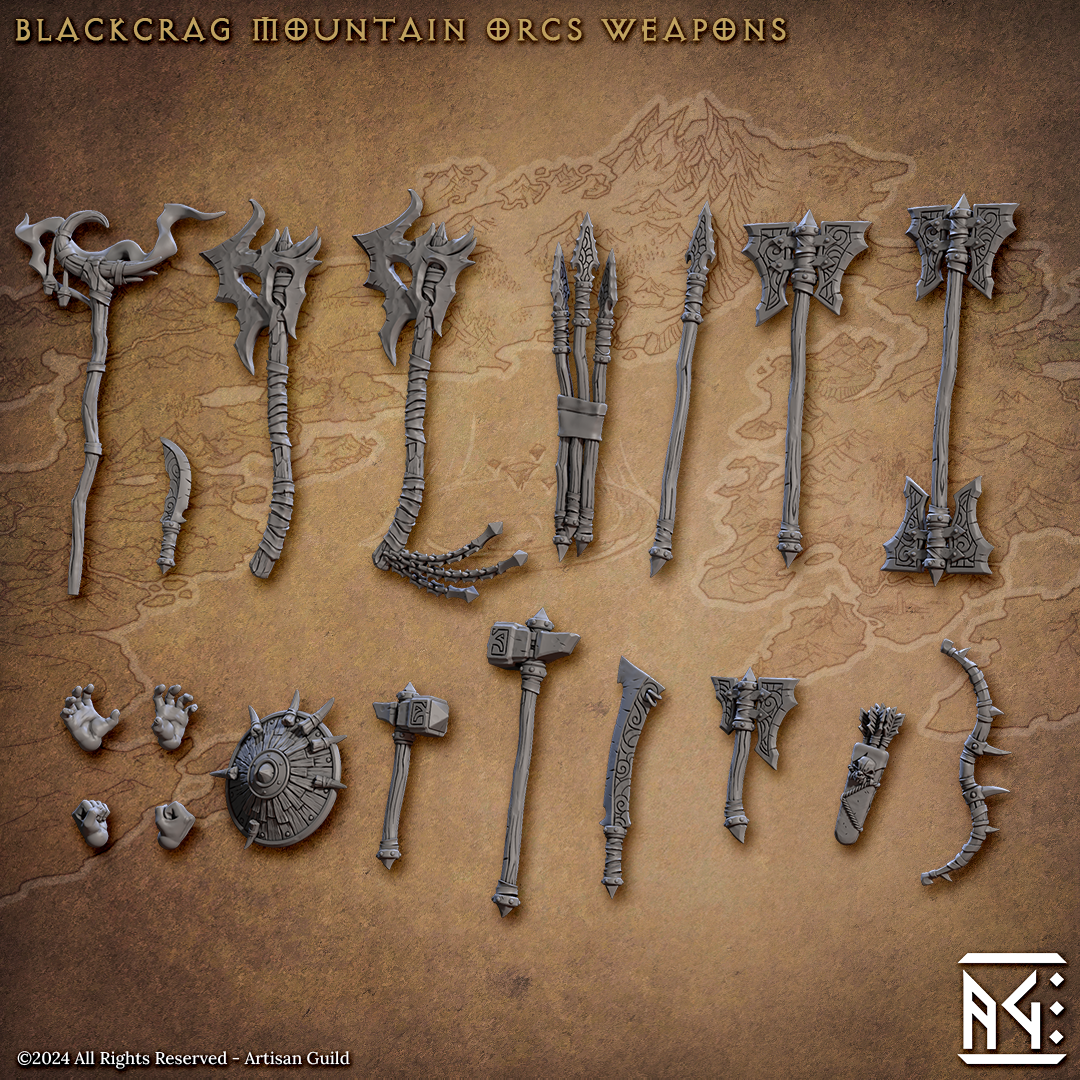 Standalone Weapons (Blackcrag Orcs)